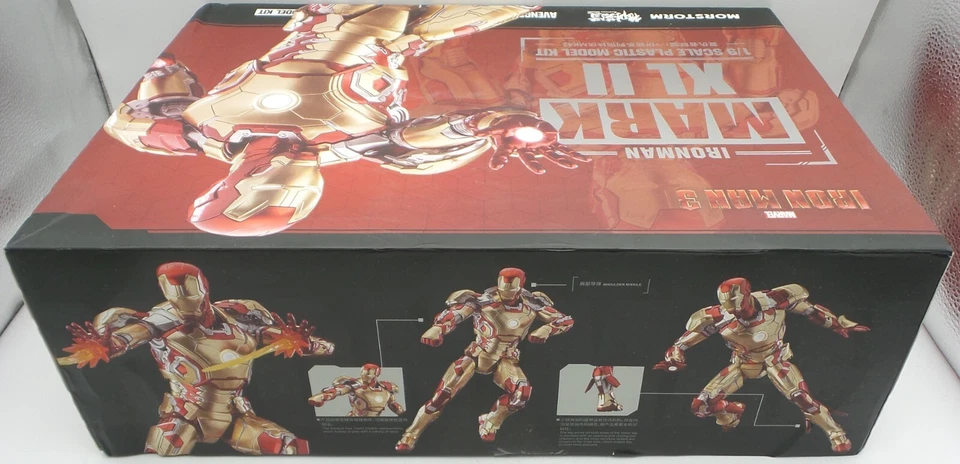 Morstorm Marvel Iron Man 3 MK42 1/9 Scale Plastic Model Kit OPEN - F006 - Image 3 of 4