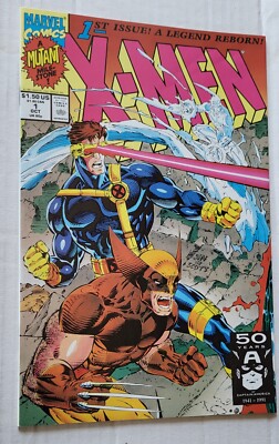 X-Men 1 NM Cyclops Wolv Reg Cvr Jim Lee Claremont 1st print MCU Movie Blue Team