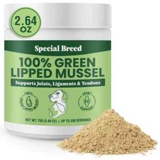 Green Lipped Mussels for Dogs  Cats - Premium Joint Supplement Powder for HI...