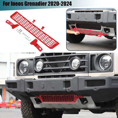 Red Front Grill Mesh Bumper Grille Anti Insect Mesh For Ineos Grenadier