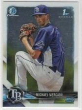 Michael Mercado 2018 Topps Bowman Chrome Prospects 1st Bowman #BCP16 TB Rays
