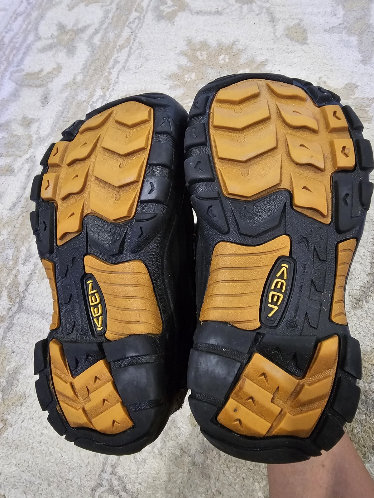 Keen Boy Girl Black Keen Dry Winter Snow Boots US 1 (EU 32.5) Waterproof