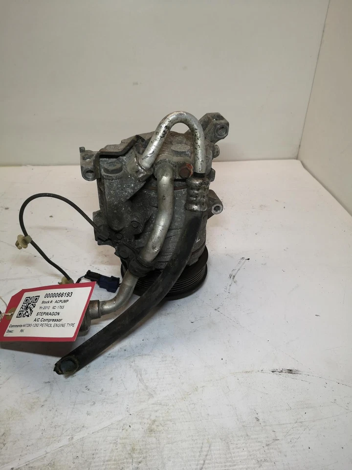 HONDA STEPWAGON TYPE R20 RK 2009 - 2015 AC COMPRESSOR PETROL 66193 447280-1262 - Image 3 of 4
