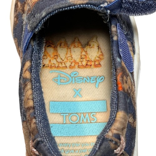 Tiny Toms X Disney Snow White Luca Loafers Slip On Shoes Infant Size 4 Blue - Picture 7 of 11