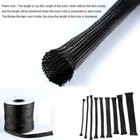 2-40MM Carbon Fibre Braided Rope Tube Hollow Belt Sleeve Tube 1M