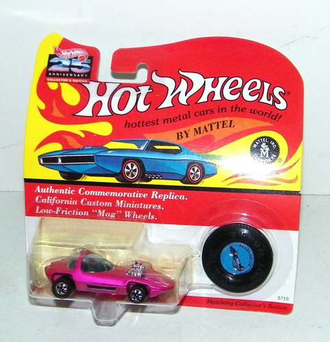 Hot Wheels - 25th Anniversary Vintage Collection - Silhouette - Pink- NEW