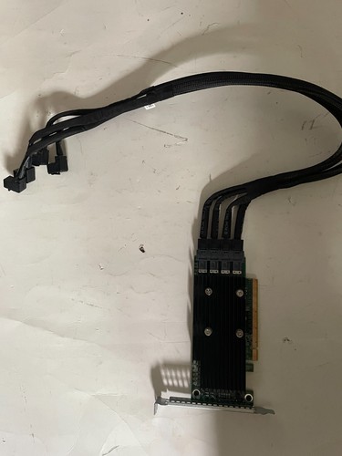 DELL POWEREDGE R630 SERVER SSD NVMe PCIe EXTENDER EXPANSION CARD KIT P31H2 1PDFM - Picture 2 of 5