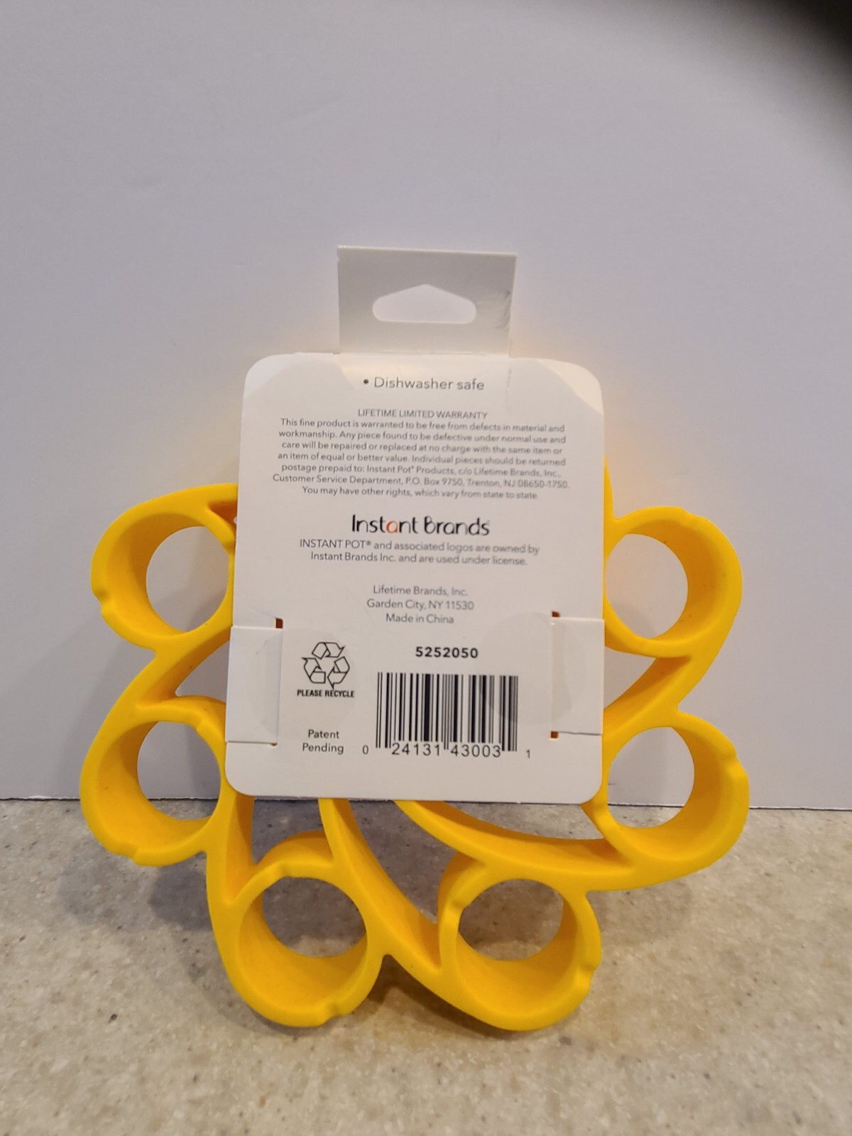 Instant Pot New Yellow Official Silcone Egg Rack Compatible 6 & 8 Quart Cookers