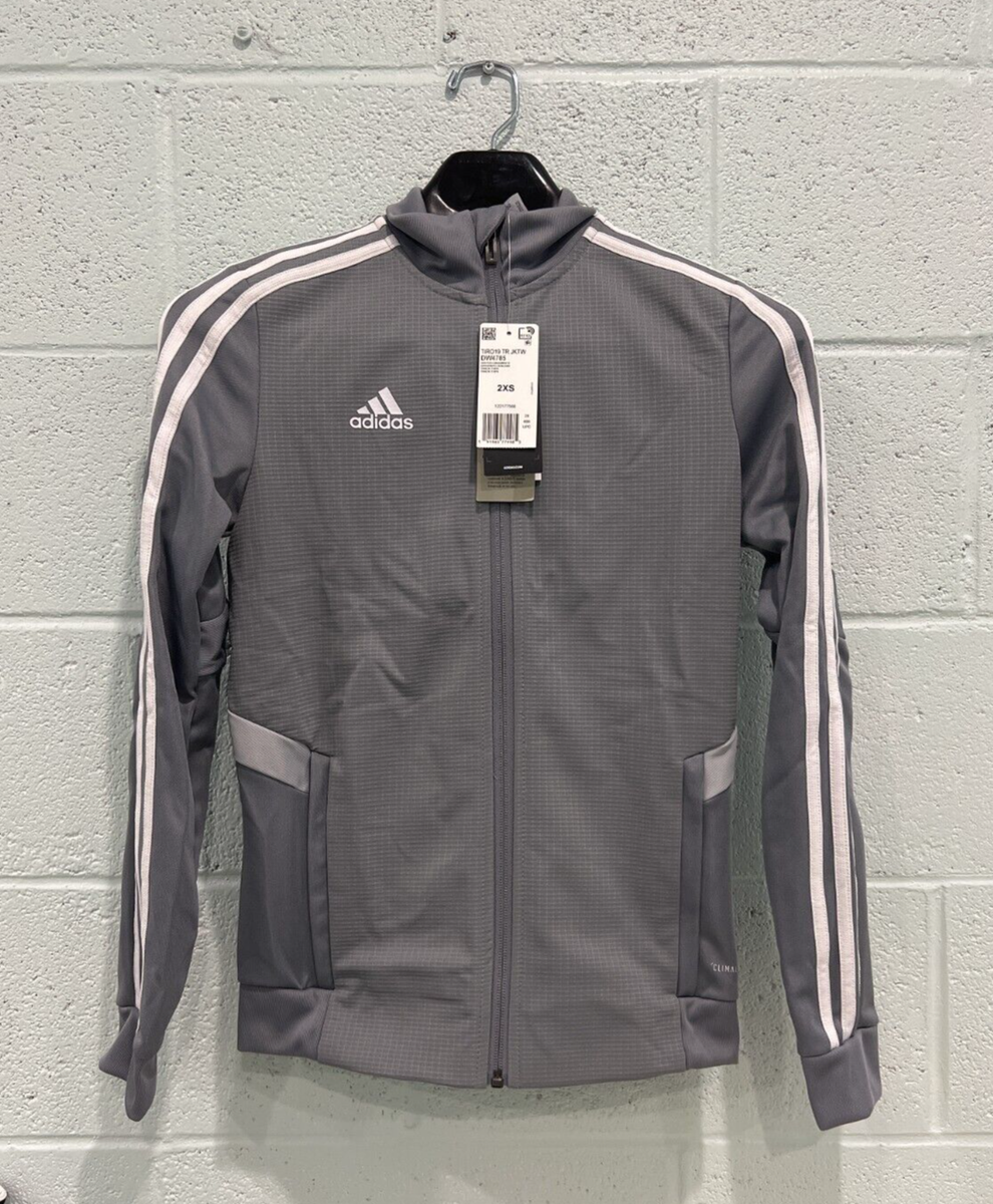 adidas Women's Tiro19 Training Jacket Style DW4785 Grey/Clonix