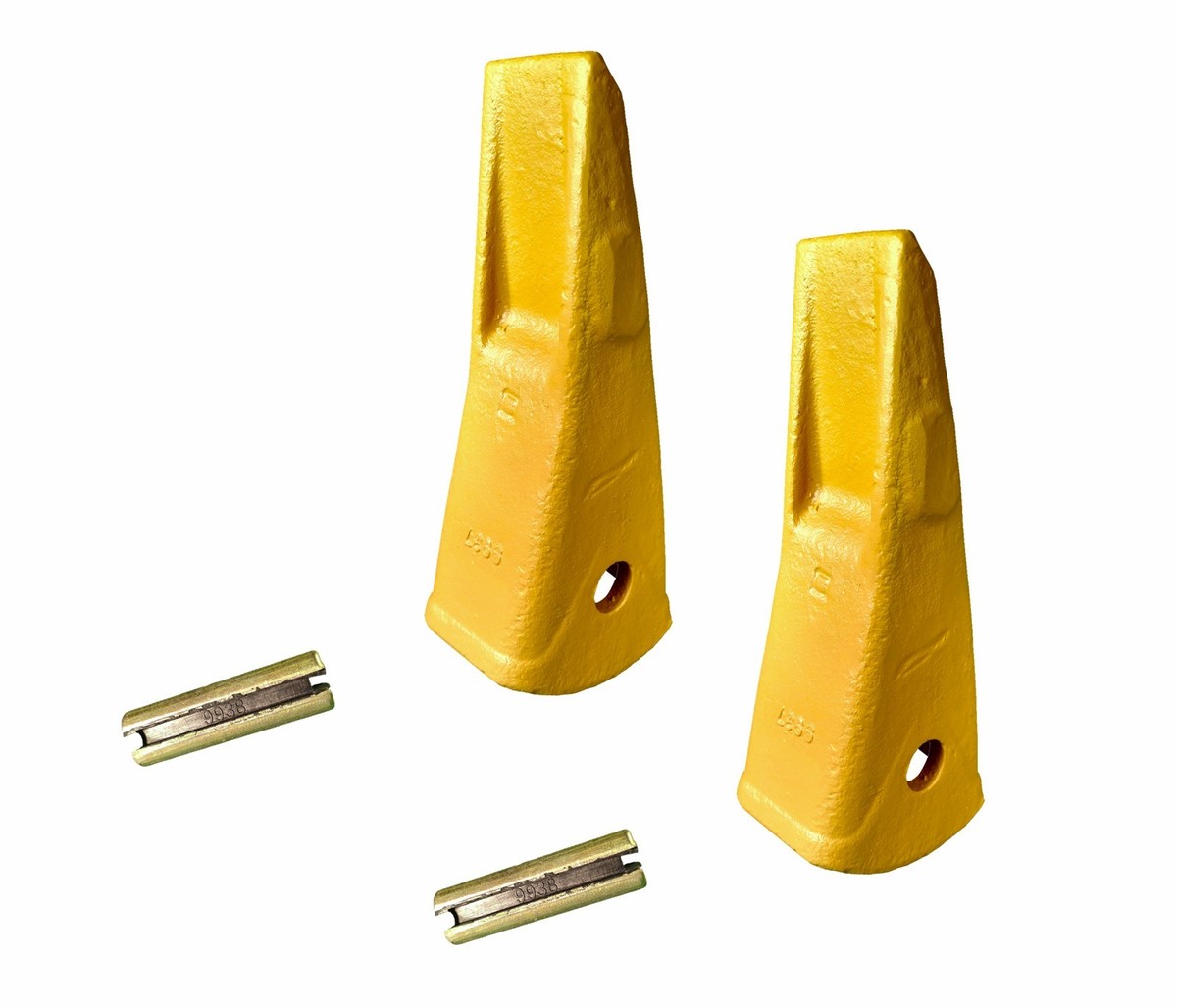 2 - Volvo / Champion / Ateco Style Ripper Teeth w/ Flex Pins