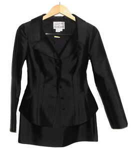 $395 GORGEOUS NORDSTROMâs RICKIE FREEMAN- TERI JON SILK WOMENS 2 PIECE SUIT SZ 8 | eBay