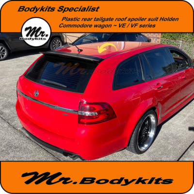 Plastic Rear Roof Boot Spoiler Wing For VE VF Commodore Wagon SS/S/SS V/SV6
