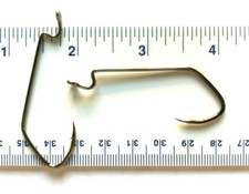100 Matzuo 142010 Black Sickle J-Bend Worm Fi...