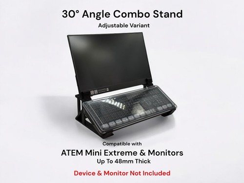 Combo Stand for Blackmagic ATEM Mini Extreme & Monitor Up To 48mm - 第 1/7 張圖片