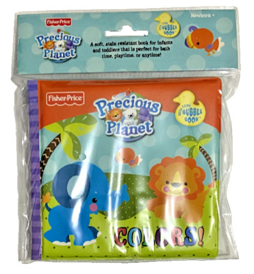 Fisher-Price 2010 Precious Planet COLORS! Soft Squishy Bath Time Bubble Book