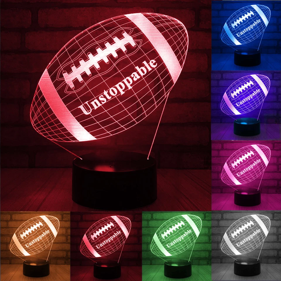 Ilusión 3D Remoto 7 Colores Cambio Noche Soporte Luz Perfecto Regalos Juguetes para Niños Foto 3 de 3