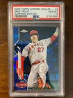 Mike Trout 2020 Topps Chrome Update Sapphire PSA 10 Gem Mint Low Pop U-4