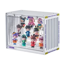 3 Tier Acrylic Display Case Stand Stackable Dustproof Transparent Showcase Boxes