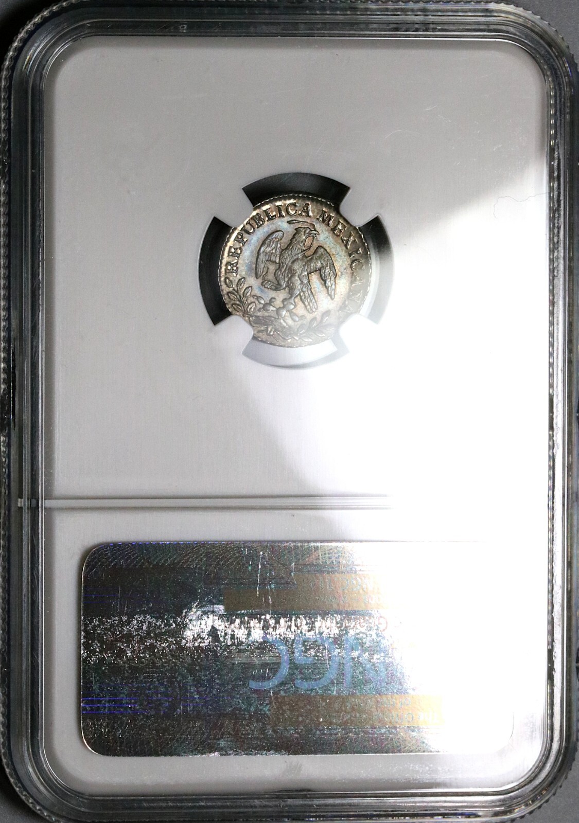 1860-Mo NGC MS 65 Mexico 1/2 Real Mint State Cap Rays Coin POP 6/2 (23013103C)