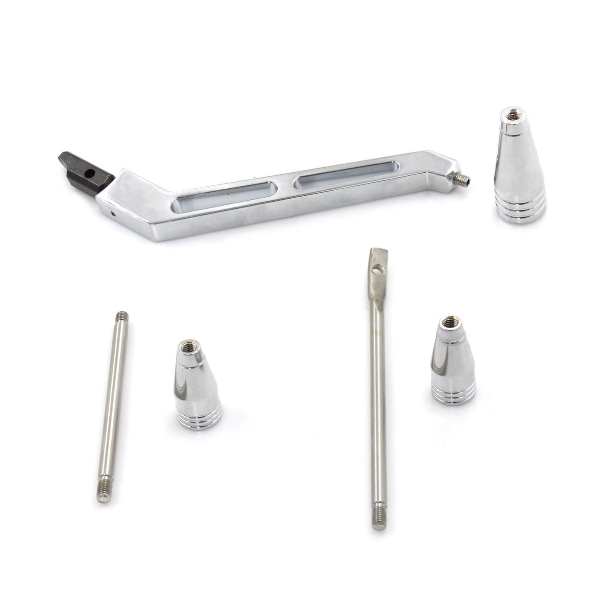 Black Billet Aluminum Shifter Turn Signal Lever Hazard Tilt Kit for GMColumn