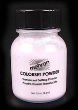 Mehron Colorset Powder Professional Stage Makeup Set Seal Translucent 0.25 oz