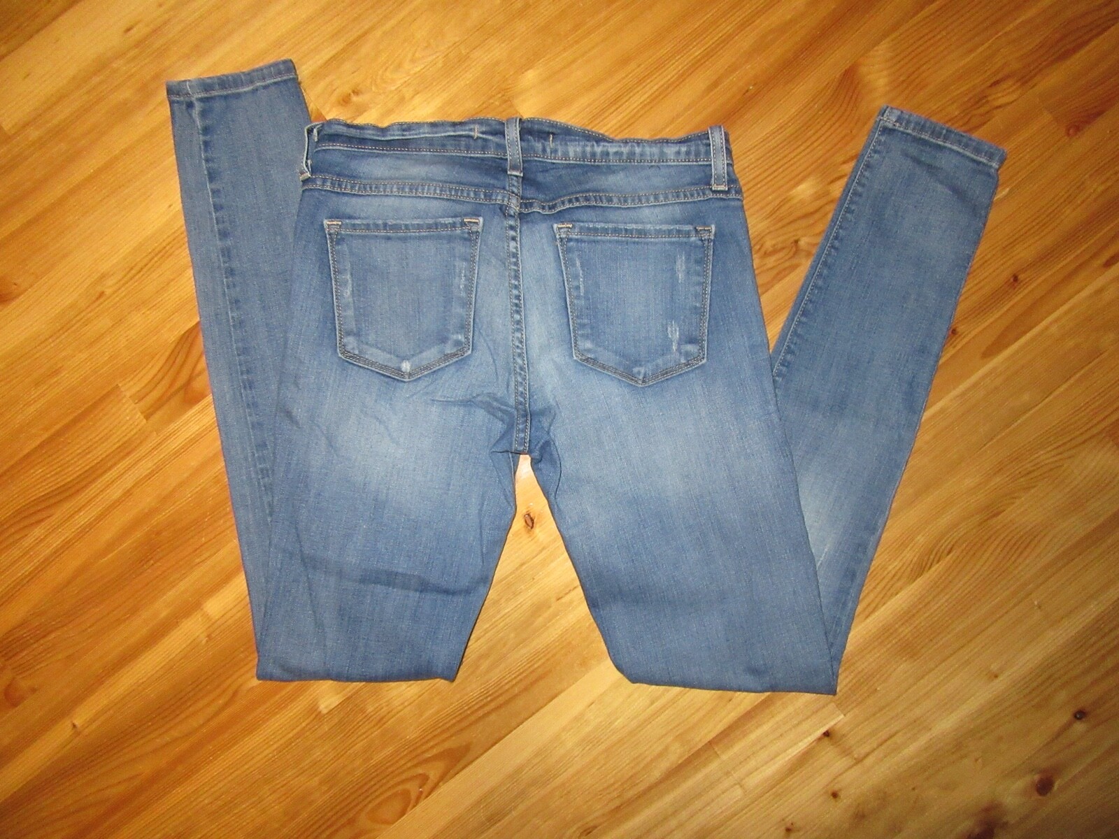 Flying Monkey Zip Button 27" Waist Distressed Ski… - image 4