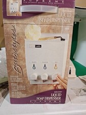 Soap Dispenser For Shower. 1996 Never Used. Zenith 5703W. 3 Compartments.