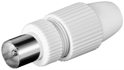 Antennenstecker IEC KOAX quick Stecker Koaxial TV HD SAT männlich Antennen Kabel