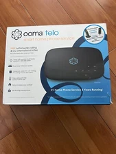 Ooma VoIP Telo HD2 Handset & Wireless + Bluetooth Adapter Home Phone Service