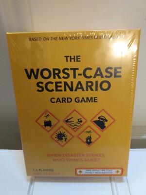 The Worst-Case Scenario Card Game Quirk Productions 2021 Brand New In Sealed Box