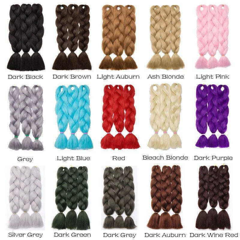 Real Thick Jumbo Braids Box Braiding Hair Extensions Fake Sew In Hair for Human - Image 3 of 4