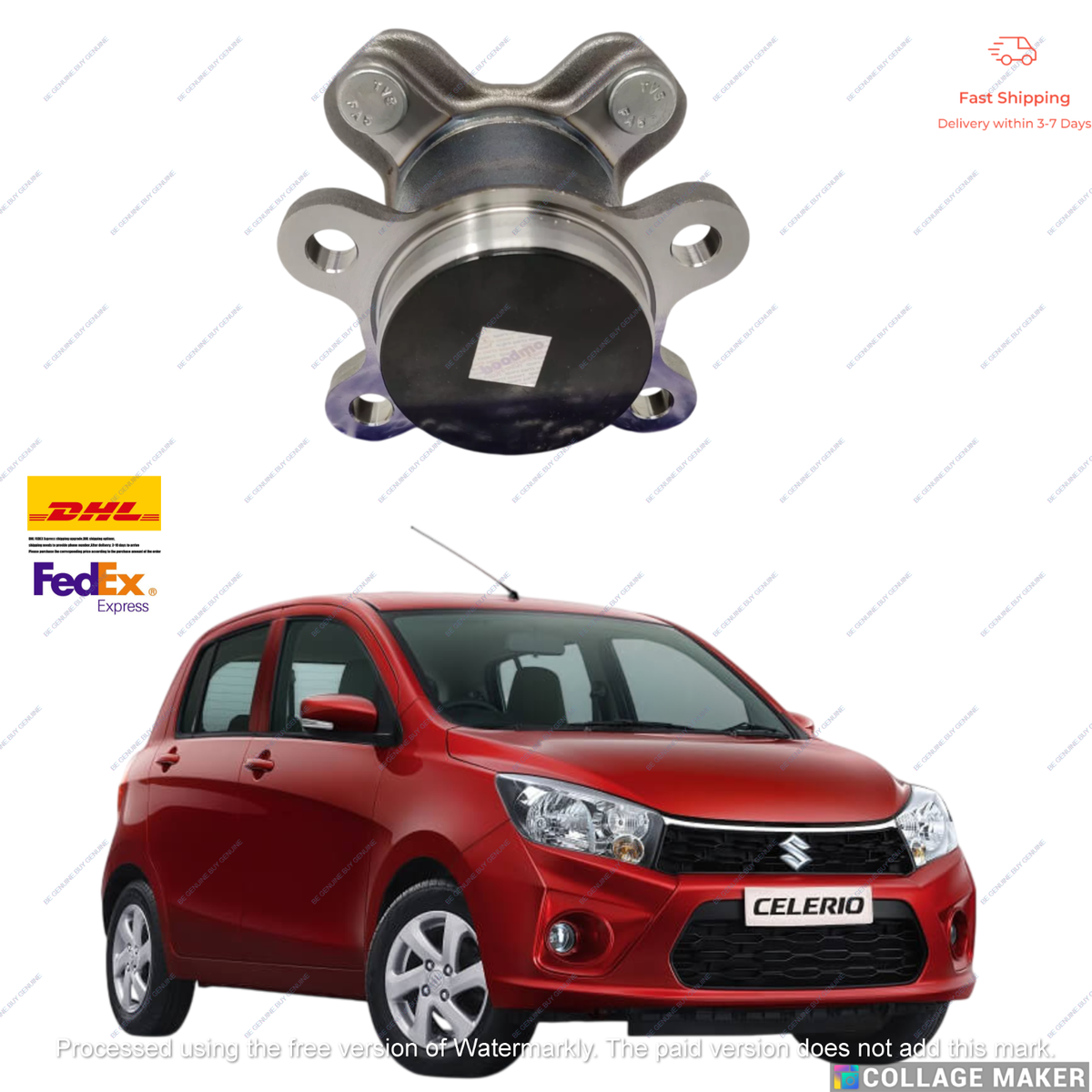 43402M76MA0 Rear Wheel Hub Fit For Suzuki Celerio 2013-2021 Model