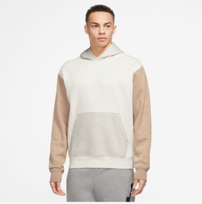 Jordan Essential Fleece Pullover Sail Hemp FJ7774-133 Men