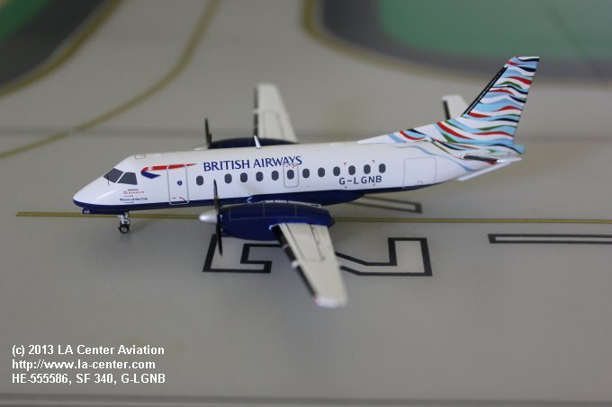 航空機・ヘリコプター herpa KLM cityhopper Saab 340 1/200 SAAB 340 1:200 Diecast Model - Herpa HE-555654 - $65.95