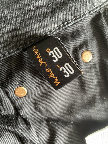 NUDIE JEANS | Straight Sally Black / Everblack | W30 L30 - Picture 5 of 6