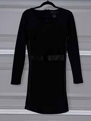 Kardashian Kollection Illusion Dress Black Size Large Long Sleeve EUC | eBay Kardashian Kollection Illusion Dress Black Size Large Long Sleeve EUC | eBay
