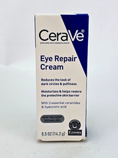 CeraVe Eye Repair Cream Dark Circles Puffiness All Skin Types Hyaluronic 0.5 oz