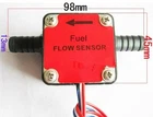 NEW 13mm Gear flow sensor Liquid Fuel Oil Flow Sensor Counter diesel gasoline