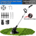 3-in-1 Cordless Electric Lawn Mower Grass Trimmer Edger Battery Powered 1500mAh