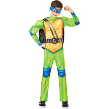 Kids Teenage Mutant Ninja Turtles Movie Leonardo Jumpsuit Costume - Nickelodeon