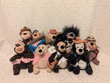 NEW VTG Walt Disney Critter Country Bear Mini Bean Bag Plushes COMPLETE set of 9