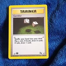 Gambler [1st Edition] #60 Prices | Pokemon Fossil | Pokemon Cards