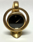 MOVADO BRASS DESK CLOCK W/Japan Movement (NEEDS NEW BATTERY)-FOR PARTS OR REPAIR — photo 1
