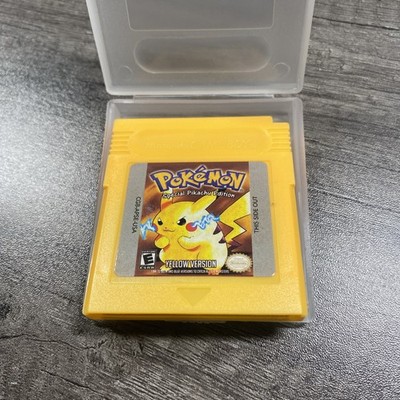 Pokemon Yellow Version (Nintendo Gameboy Color, 1998) GBC Tested Fast Ship USA