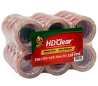 Duck 393730 HD Clear Packing Tape Refills 24 Rolls Heavy Duty 1.88 In x 54.6