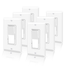 6PK 3-Way Dimmer Switch for Dimmable 150W LED CFL Lights 600W Incandescent ETL