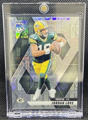 JORDAN LOVE RARE SILVER KNIGHT PRIZM JERSEY # MATCH INVESTMENT CARD #D 010/149!