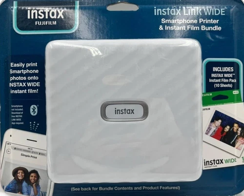 New Fujifilm Instax Link Wide Smartphone Printer 600022949