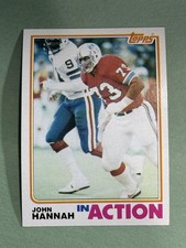 John Hannah 1982 Topps New England Patriots #151 GG229