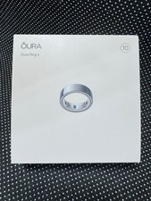 Oura Ring Gen 4 Smart Fitness Ring - Size 10 - Silver NEW - FACTORY SEALED